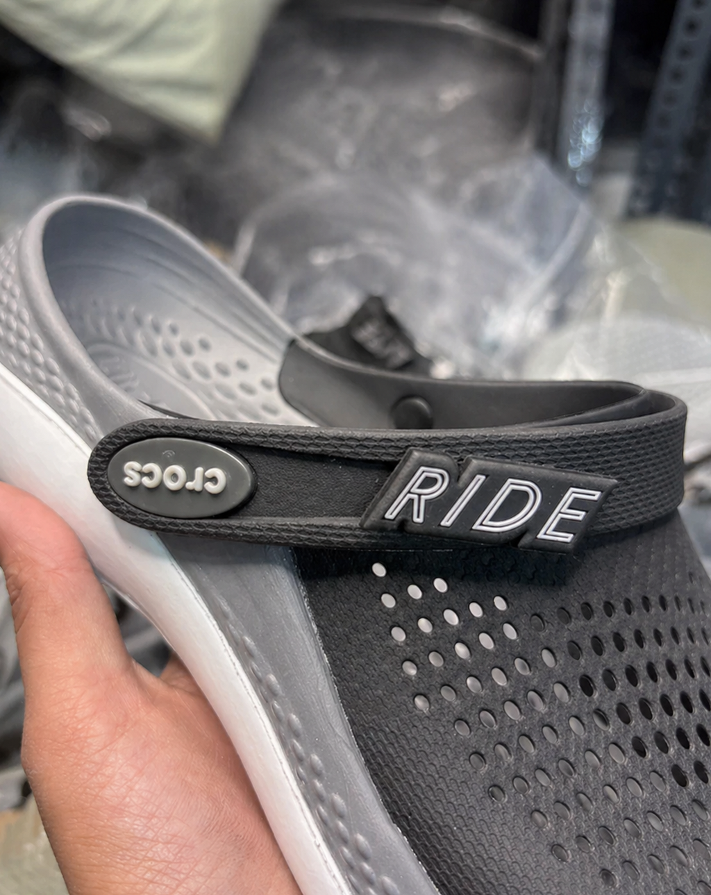 Crocs Literide 360 Clog (Black/Slate Grey)