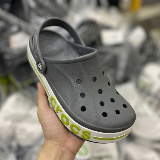 Crocs Bayaband clogs (Grey/Lime)