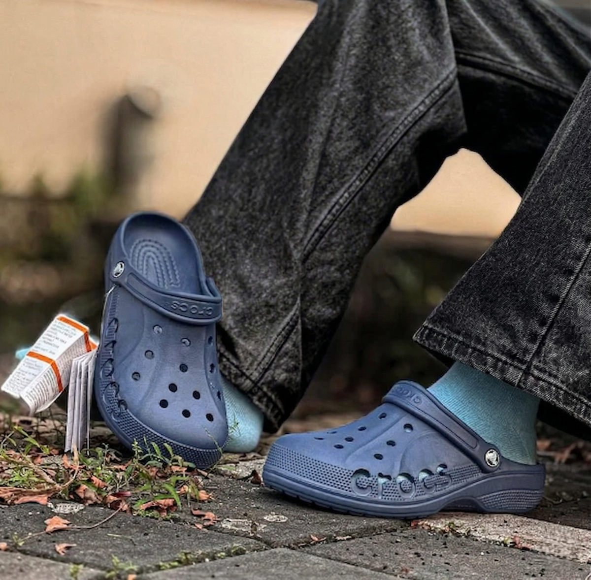 Crocs Classic baya Clogs (Navy Blue)