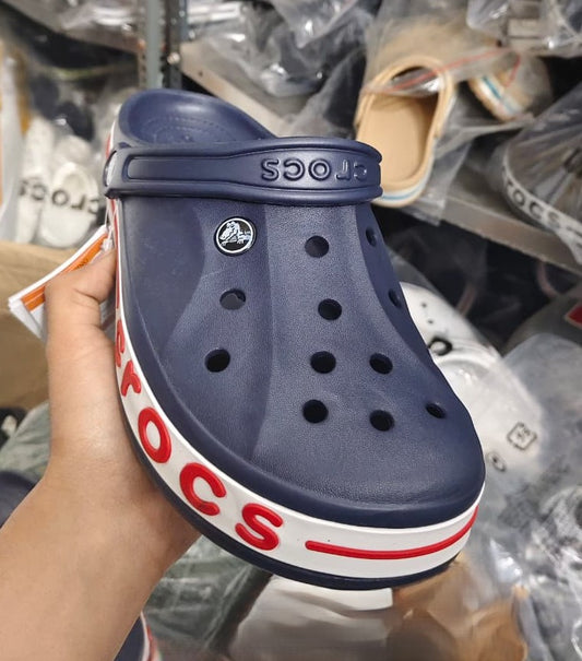 Crocs Bayaband 2.0 Clogs (Navy/Red)