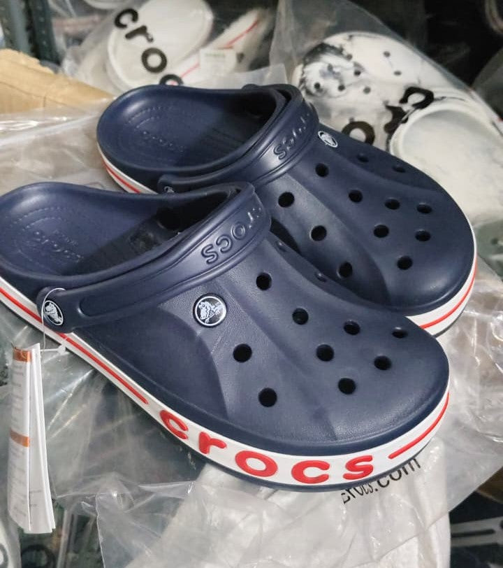Crocs Bayaband 2.0 Clogs (Navy/Red)