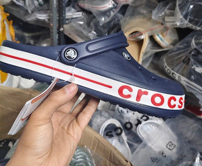 Crocs Bayaband 2.0 Clogs (Navy/Red)